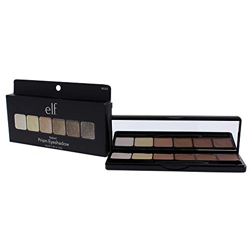 E.l.f. Cosmetics Prism Eyeshadow Palette, Six Silky Eyeshadows Create Luminous, Shimmery Eyes, Naked #TOP5
