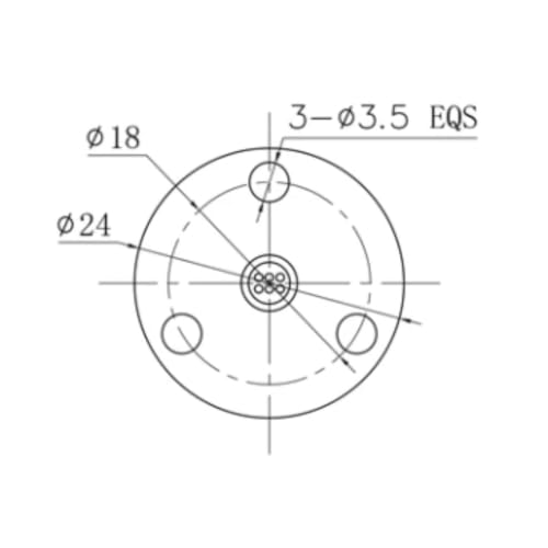 Anillo colector WX12-3P02 conector electrico giratorio de 12.4 mm 2