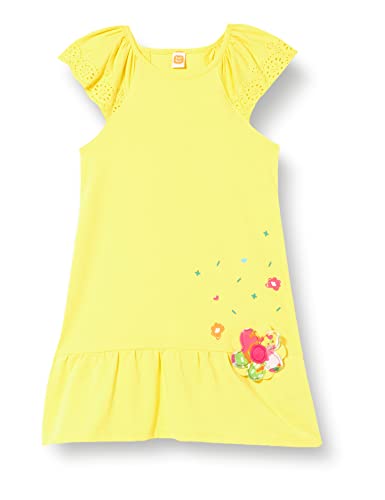 Tuc Tuc FUNCACTUS Vestido, Amarillo, 8A para Niñas