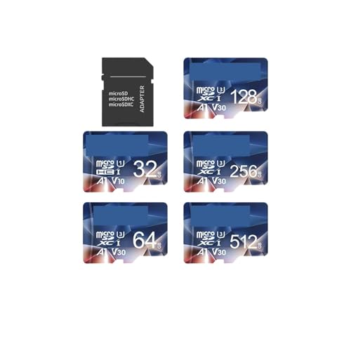 ������ SD �J�[�h�}�C�N���A�_�v�^ MicroSDXC �J�[�h 512 �M�K�o�C�g 256 128 64 32 U3 �������A�X�g���[�W�J�[�h A1 P500(32GB)