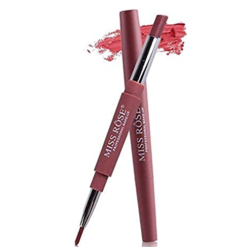 Image of Miss Rose 2 In 1 Matte Lipstick with Lip Liner- 39, 2.1 g