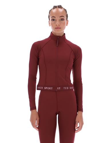 Chaqueta deportiva Mujer Ted Baker Marie cazadora corta con cremallera negra elegante