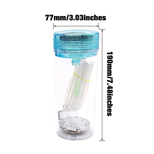 DBGA Mini Shisha Set, 7,5" Mini Bong mit Magischem LED Licht, Acryl Shisha mit 1 Schlauch, für Besseres Shisha Shisha Rauchen – Bild 7