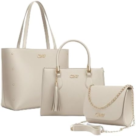 Kit Bolsa Sacola Grande + Transversal Média +Tira Colo Pequena