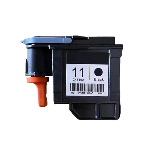 JKDND Kompatibel Mit HP11 Druckköpfen HP11 C4810A C4811A C4812A C4813A Plotter Druckköpfe 500 800 510 100 110 111 120 1000 1100 1200(Black)
