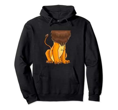 Costume de lion pour Halloween avec crinière de lion Sweat à Capuche Cover