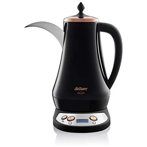 Arzum AR3070 Dallah Arabic Coffee Maker, Plastic, 1300 W, 1.3 liters, Black Cover