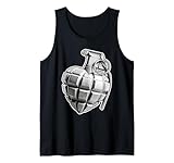 Tatouage cœur Grenade à Main Débardeur