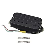 Double Coil Humbucker Guitar Pickup,Fits For Most Double Humbucker Guitar Parts Replacement . Alnico 5 Magnet, 12 Adjustable Hexagonal Screw Pole Pieces.Fully Wax Potted and Sealed. Bridge Pickup - Total Resistance: 14-15k ohms, Single Coil Pickup is...