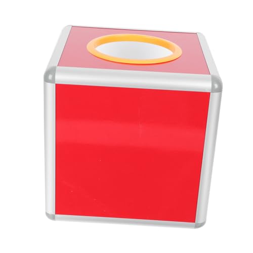 Matériel de tombola cubique avec fente ergonomique pour collecte d'enveloppes