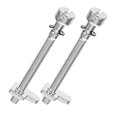 Toyvian 2セット チェーンソーテンショナー調整ネジキット 耐久メタル製 交換用チェーンソーパーツ 対応 簡単取付 草刈り機チェーン調整用