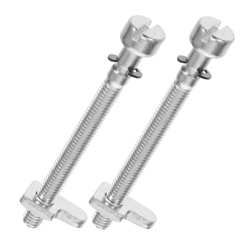 Toyvian 2セット チェーンソーテンショナー調整ネジキット 耐久メタル製 交換用チェーンソーパーツ 対応 簡単取付 草刈り機チェーン調整用