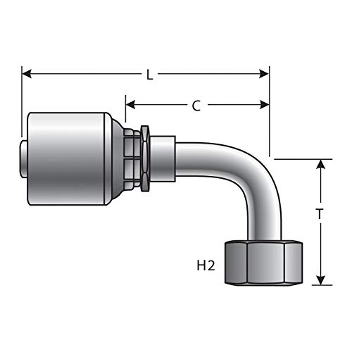 Image of Gates G25180-0610 Hydraulic Coupling
