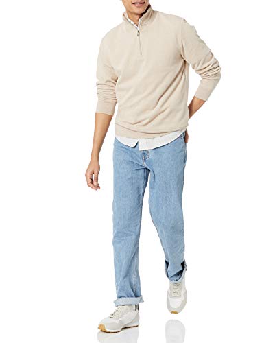 Amazon Essentials Men's Lightweight French Terry Quarter-Zip Mock Neck Sweatshirt4