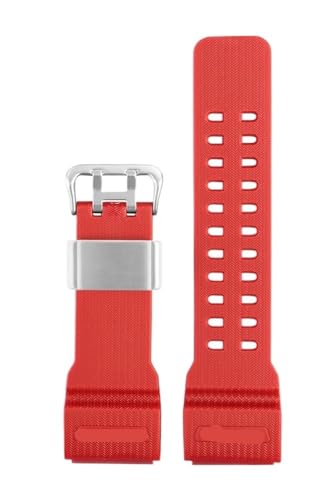SRMVRNKNNK �J�V�I GG1000 Fit For G-Shock GG-1000 GNG-100 GSG-100 �Ή��V���R�����o�[�E�H�b�`�X�g���b�v(B Red)
