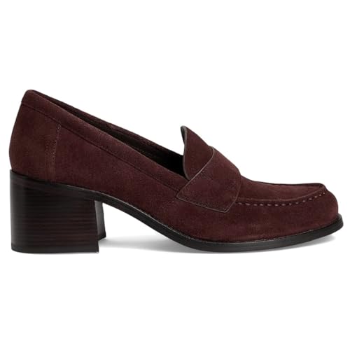 Image of SHODENSE Women Vintage Chunky Heel Loafers Pumps Platform Round Closed Toe Oxford Shoes Burnished Patent Matte Suede Slip On Dress Loafer Block Stacked Heels Office Formal Work Business 4-11 M US