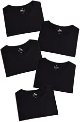 Kit 5 Camisetas Masculinas Básicas Slim