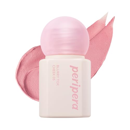 Image of PERIPERA Blurry Tok Cheek Liquid Blush | Matte Blurring Finish, Lightweight & Buildable Texture, Long-Lasting Korean Blush for Cheeks, Safe for Sensitive Skin (05 CHAI TARO)