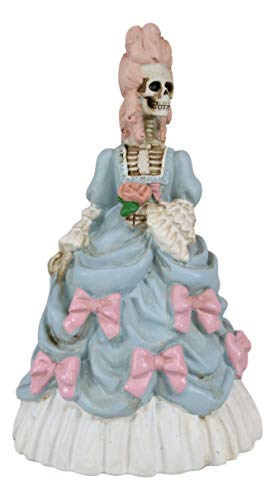 Ebros Day Of The Dead Skeleton Dauphine Queen Of France Marie Antoinette Figurine High Fashion Society Aristocrat French Revolution Ossuary Macabre Decorative Collectible #TOP1
