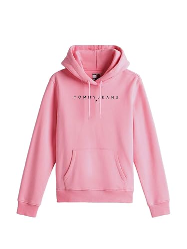 Sweat à capuche rose Tommy Jeans pour un look streetwear XL