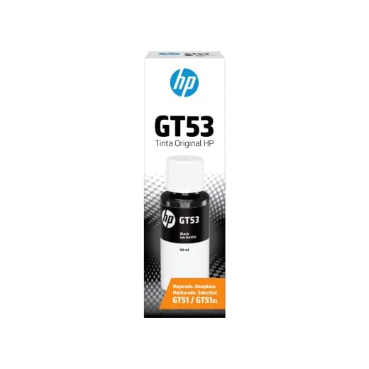 Garrafa de tinta original Preto HP GT53 (1VV22AL)