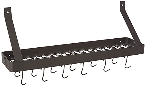 Cuisinart Crbs-36Mbk Chef's Classic 37-Inch Rectangular Wall-Mount Bookshelf Rack, Matte Black #TOP4