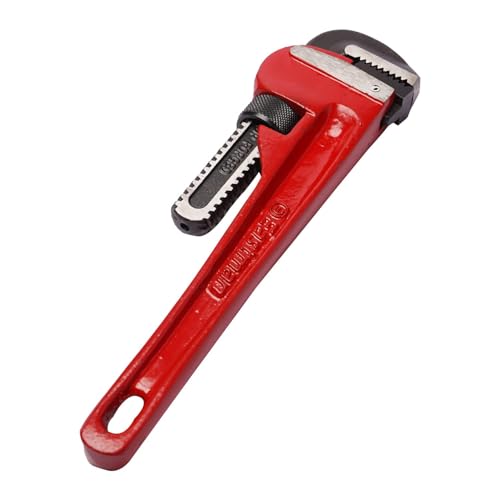 Image of Eastman Pipe Wrenches - Rigid Type Set Of 1Pcs, 12 /300 Mm, Non Breakable S.G. Cast Iron I-Beam Handle for Construction & Heavy-Duty Applications for Industrial & Professional Use (E-2049)