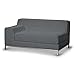 Dekoria Pokrowiec na sofe lewostronna Kramfors 2-osobowa Pokrowiec na model Kramfors grafitowo - szary
