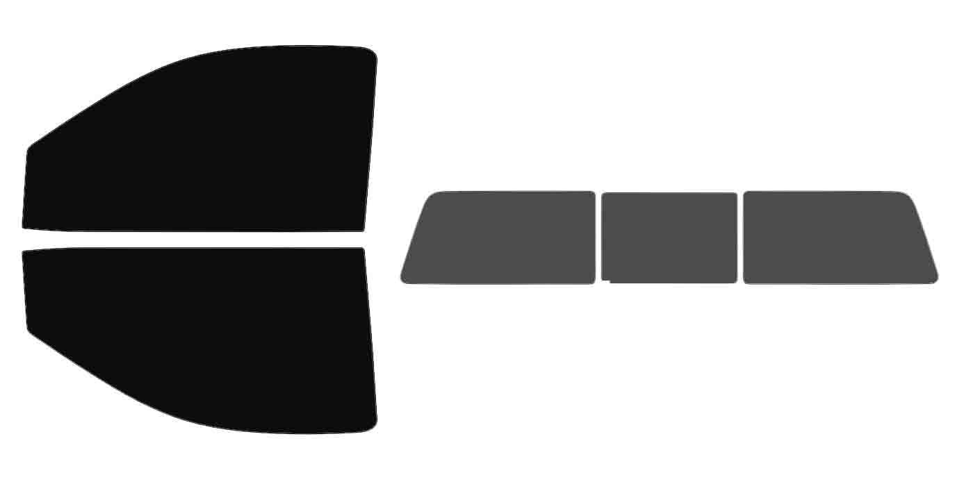 The Tint Effect Precut Window Tint Kit Compatible with GMC Sierra 2500 Regular Cab (2020-2026) 4th Generation (5% Front / 30% Rear / 3 piece Slider) Automotive Film