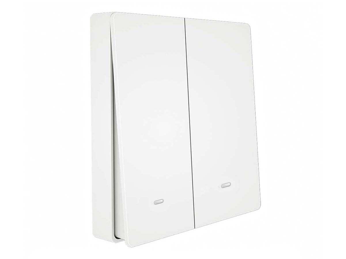 WIYETY Draadloze schakelaar: 433 MHz wifi, draadloos, draadloze verlichting, RF-schakelaar en ontvanger (2 schakelaars, 2 ontvangers