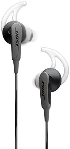 Bose SoundSport In-Ear Headphones For Apple Devices (741776-0010) - Charcoal (Renewed)