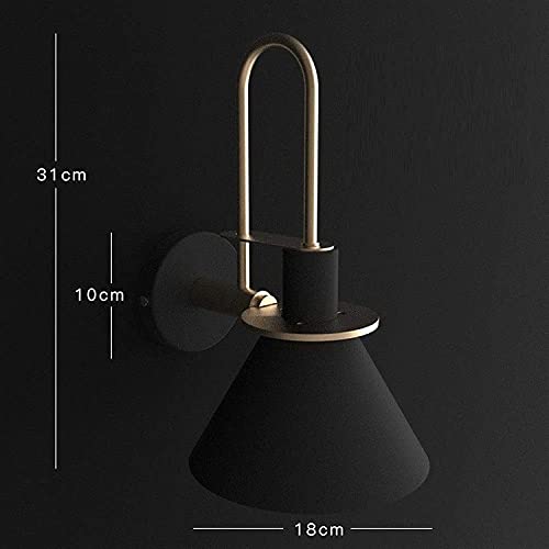 Aplique de pared E27 PostSimple con un cabezal de herrería para espejo interior 6