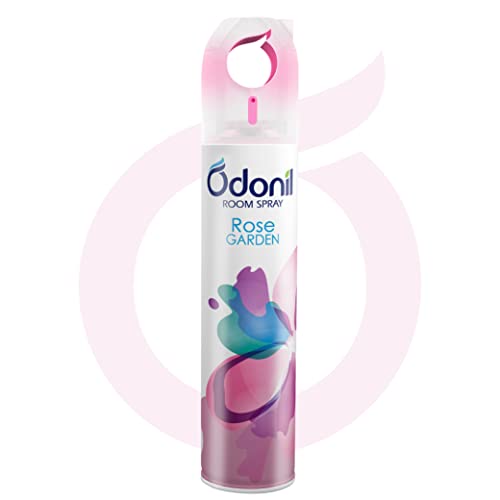 Odonil Room Air Freshner Spray, Rose Garden - 220 ml | Nature inspired fragrance for Home & Office | Long Lasting Fragrance
