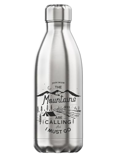 Botella térmica con frase grabada de 350 ml para amantes del campo 2