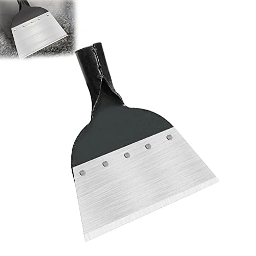 Pala de Limpieza de JardíN,Pala de JardíN Multifuncional,Herramienta de Deshierbe de Acero Al Carbono,Pala Plana de Acero,para JardíN,CéSped,Paleta(21cm)
