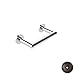 Newport Brass 36-28/08W Priya Tissue Holder Double Post with Pivoting Roller, Weathered Copper