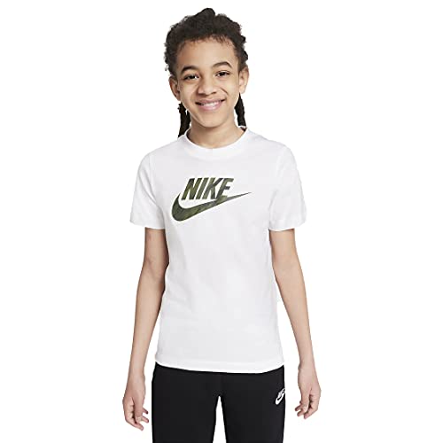 Nike DJ6618 B NSW TEE CAMO FUTURA T-shirt boys white S