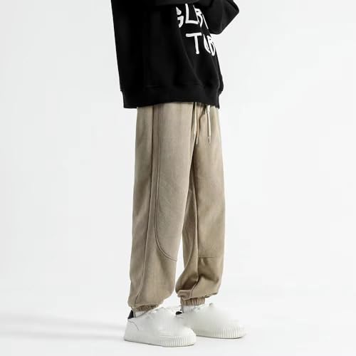 Pantalon décontracté homme cordon de serrage anti-compression
