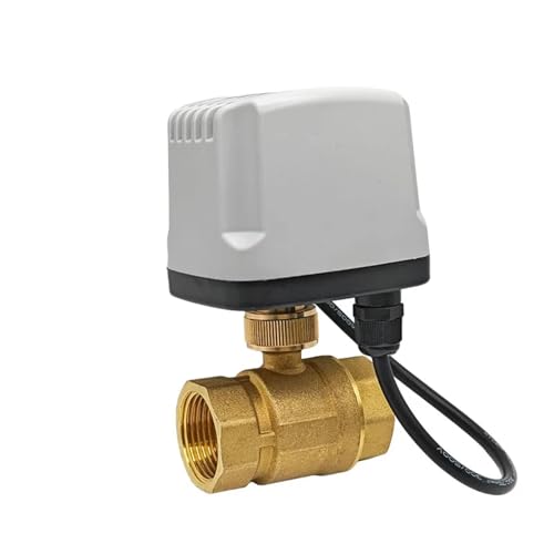 Vanne motorisée laiton 1" 110V CA à passage intégral CR02 IP65 - 6