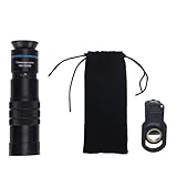 REVÊTEMENT MULTICOUCHE: L'objectif du télescope à zoom 10x comprend des oculaires optiques haute définition et des lentilles d'objectif avec revêtement multicouche pour fournir une qualité d'image plus claire et une reproduction des couleurs plus précise. Transformez votre téléphone portable en téléobjectif instantané sans effort.