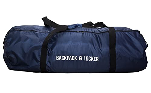 Backpack Locker - housse de protection pour sac a dos avion - cadenas offert! (Bleu, 55-75 litres)