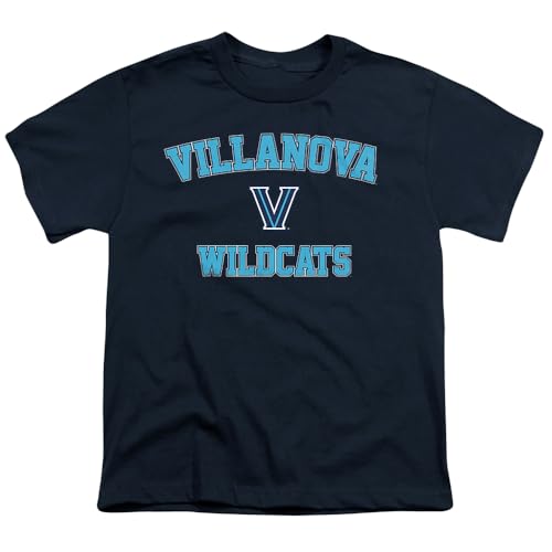 LOGOVISION Villanova University Campus Classic Kids T Shirt for Youth Boys and Girls, Navy, X-Small