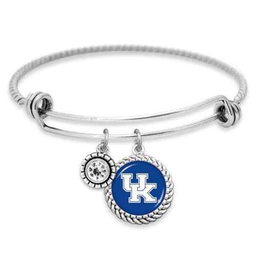 From the Heart Kentucky Olivia Bracelet Silver Twisted Wire Jewelry Gift UK