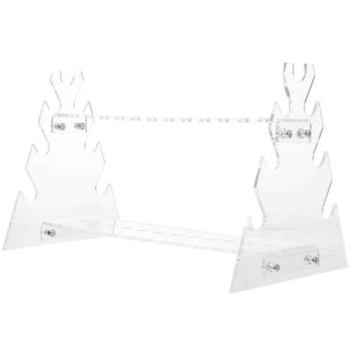 VILLFUL Ladder Straw Rack Pipette Holder Stand Test Vial Holder Test Tube Bottle Holder Test Tube Stand Test Tube Holder Test Tube Storage Organizer Test Tubes Rack Acrylic