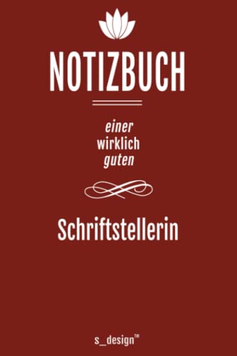 Notizbuch für Schriftsteller / Schriftstellerin: Originelle Geschenk-Idee [120 Seiten liniertes blanko Papier]