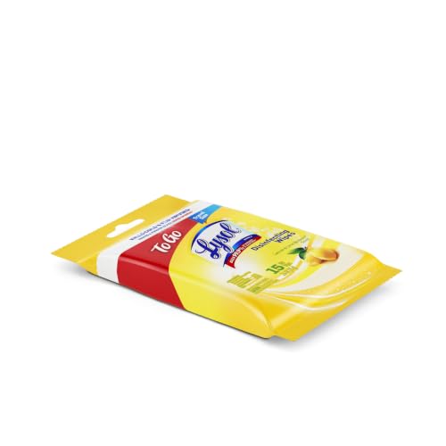 LYSOL Disinfecting Wipes - Lemon & Lime Blossom To-Go Flatpack 15 ct. 1 pack - image 2