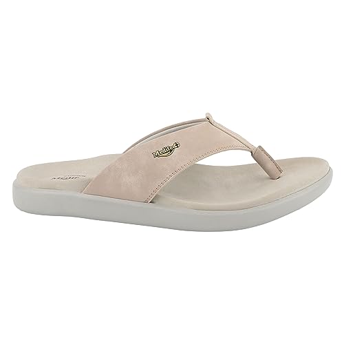 Image of Medifeet Men's Leather Thong Slippers