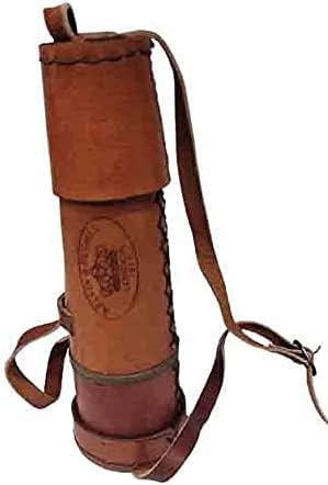 Miniatura 2 de Antiguo telescopio náutico marítimo de Tow Ton Spyglass con cinturón de cuero artículo de regalo