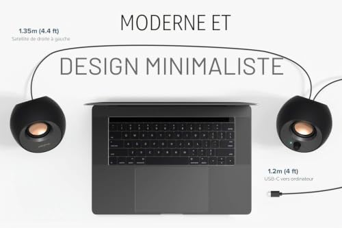 CREATIVE Labs Pebble V3 Noir avec Fil &sans Fil 8 W – vue 7