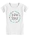 Green Turtle T-Shirts Grande Soeur Annonce de Grossesse Cadeau Naissance T-Shirt Fille 7/8 Ans 128cm Blanc